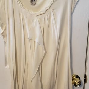 Anne Klein cream shirt